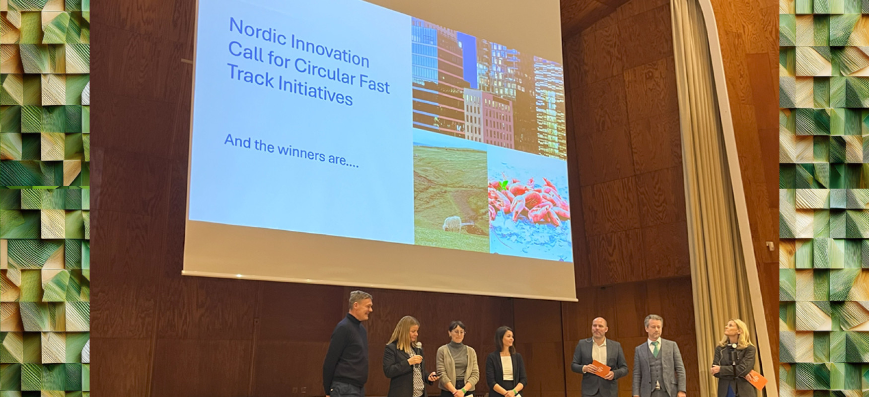 Circular fast track initiative call winners announced on stagen at the Nordic Circular Summit in Helsinki