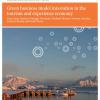 Front page to the report Green Busines Model Innovation in the Tourism and Experience Economy from 2012