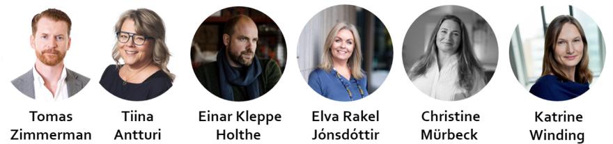 Pictures of all the members of the jury.