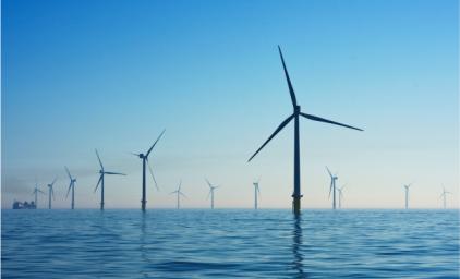 Windmills in the ocean