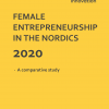 Frontpage to the publication "Female Entrepreneurship in the Nordics 2020" June2020