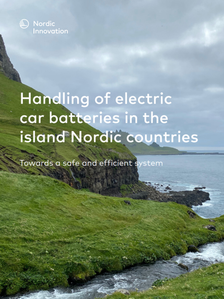 Forside til proactive rapporten. Billede af ø fra Færøerne